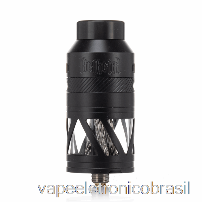 Vape Recarregável Hellvape Helheim S 25mm Rdta Matte Full Black